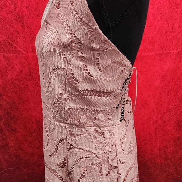 Two sisters brand dusty pink pinup wiggle dress size xl 14 - Picture 9 of 16